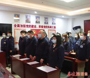 中共河北鑫達(dá)集團(tuán)黨委預(yù)備黨員宣誓儀式成功舉行