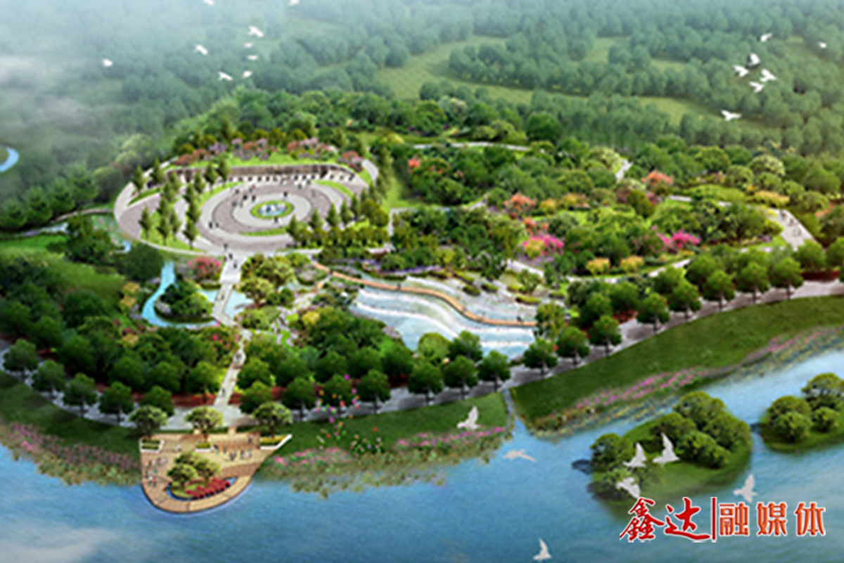 城市后花園！鑫達(dá)助建雄安綠博園市政道路及配套綜合管線工程！